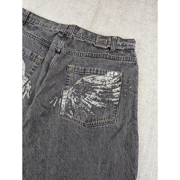 Karl Kani Other - Karl Kani Gold Jeans Mens 38x34 (36X31) Distressed Baggy Loose Denim Y2K Hip Hop